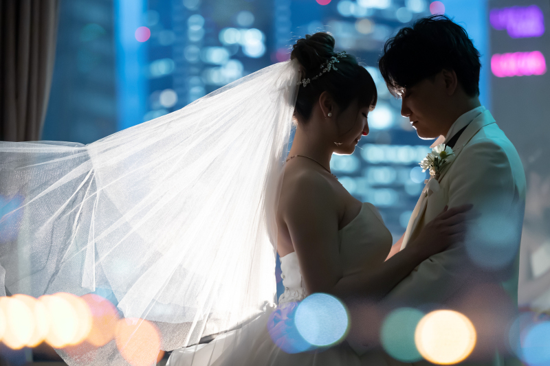 ラストショットは幻想的に