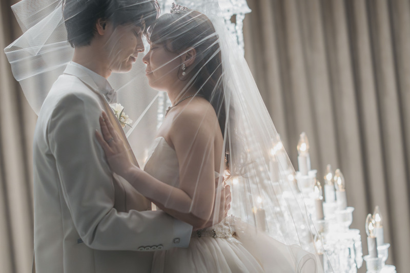 ベールを使用して…♪