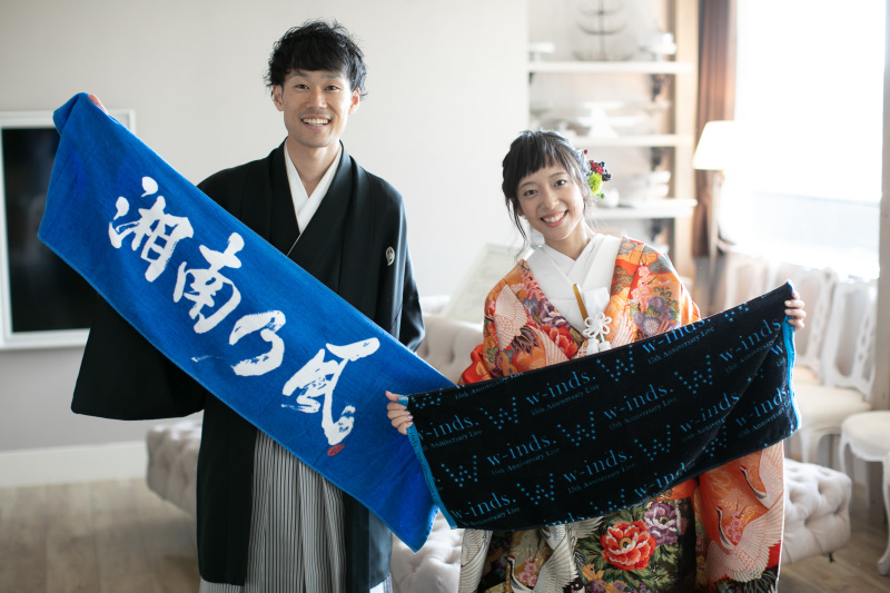 おふたりの趣味のグッズを持って、、、♡