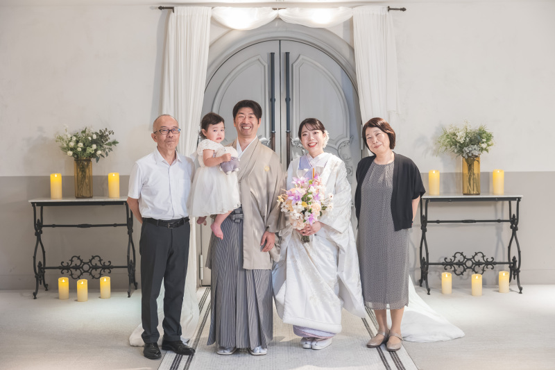 見守ってくださっていた家族もご一緒に