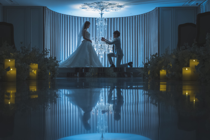 幻想的なブルーライトショット✦