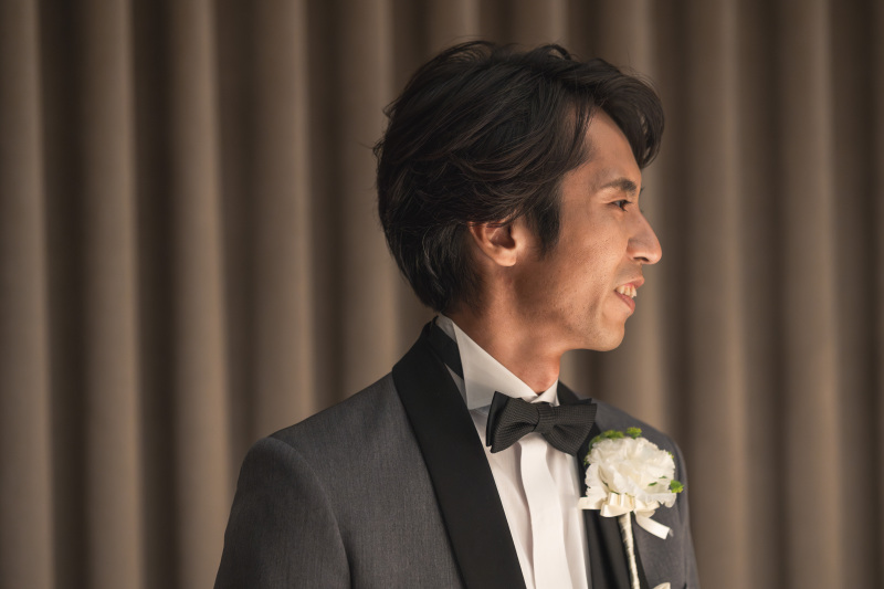 新郎ソロショット