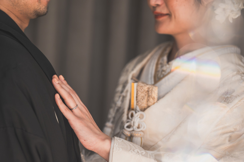 おふたり寄り添って