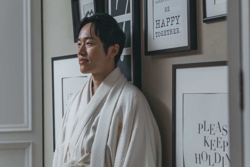 新郎様ソロショット!