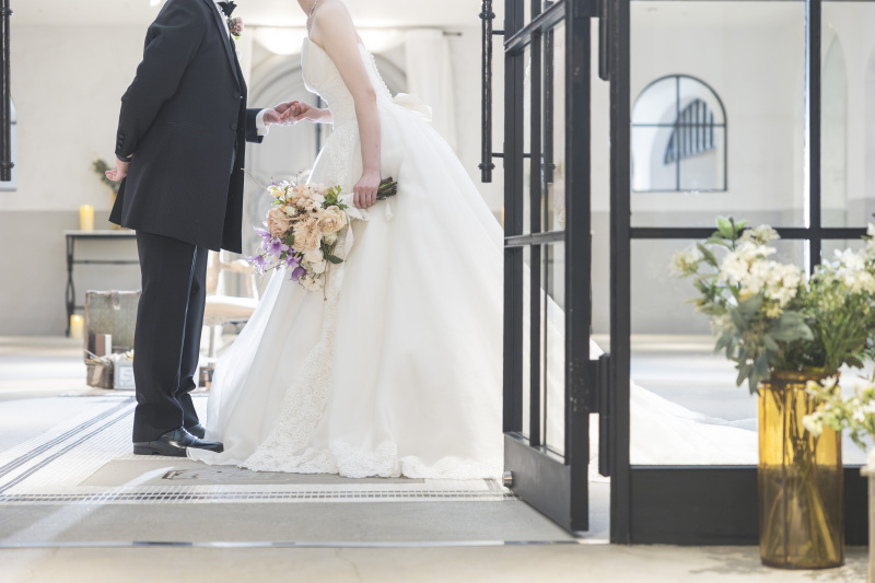 おふたり向かい合って