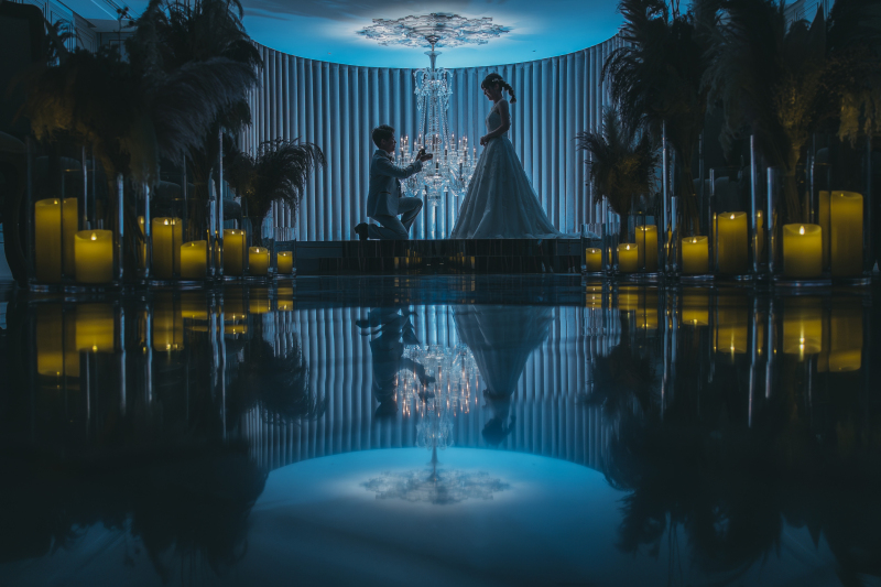 シルエット撮影