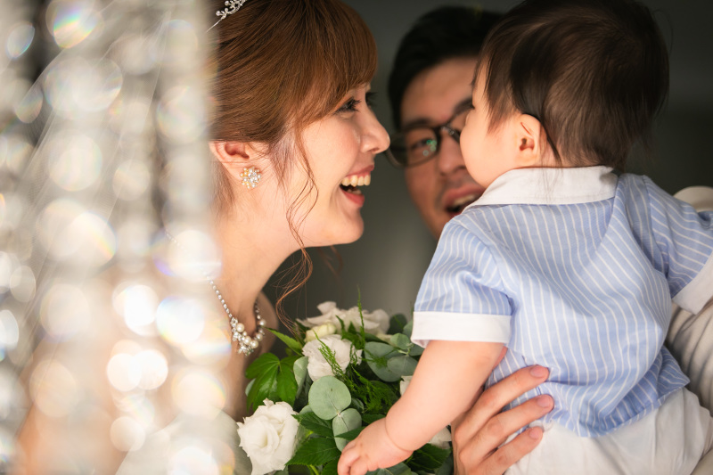 大切な家族とフォトウェディング