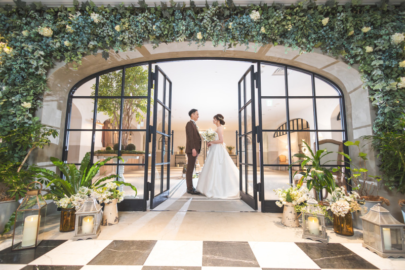 エントランスにて