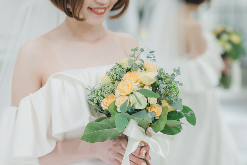 手にした瞬間から伝わる生花ならではのぬくもり