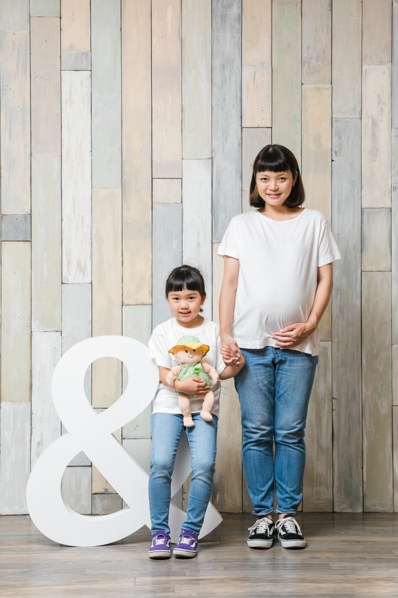 お揃いのコーディネートで