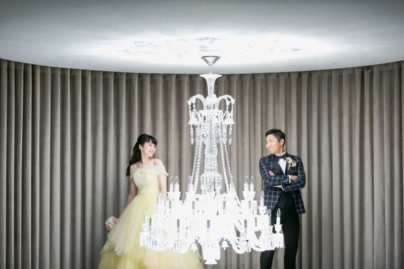 バカラのシャンデリアと・・・