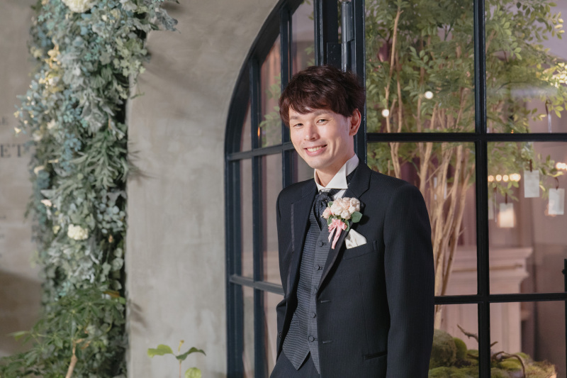 新郎ソロショット