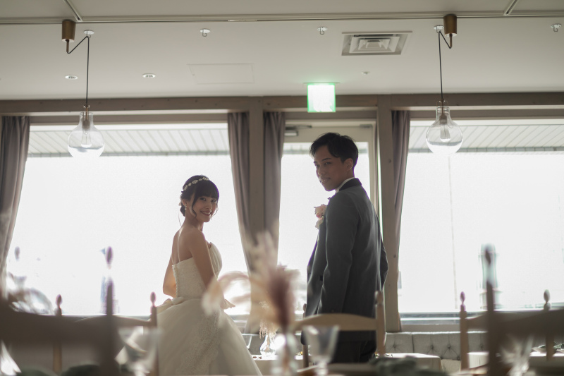 振り向きショット