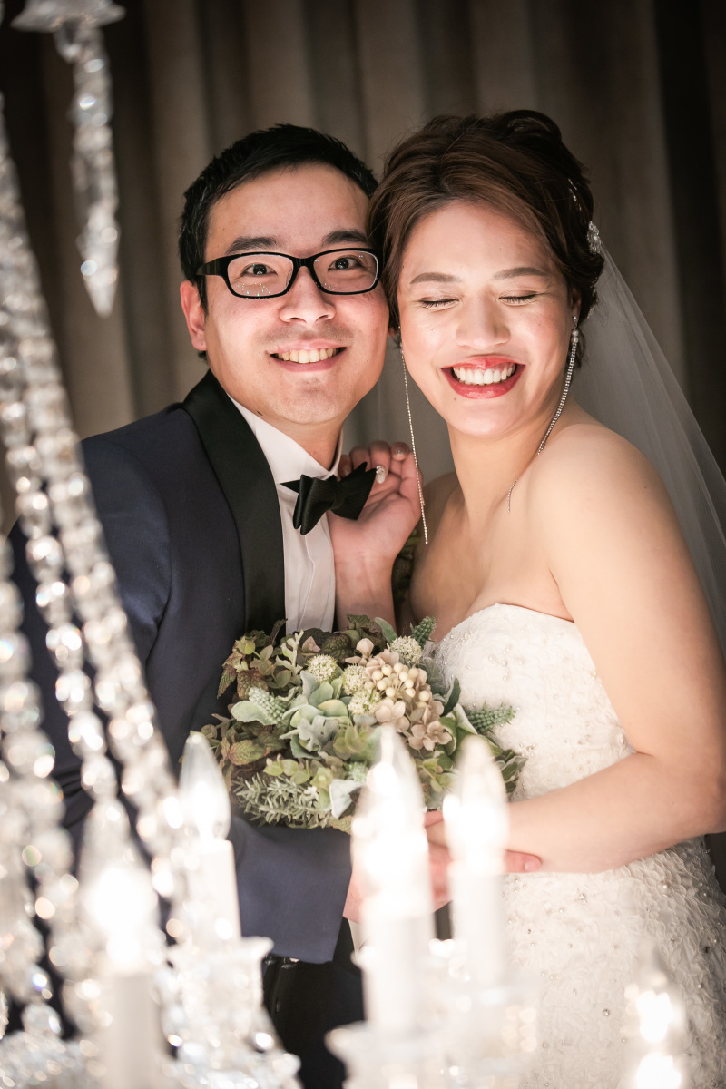 やしい新郎さまのエスコートで・・・