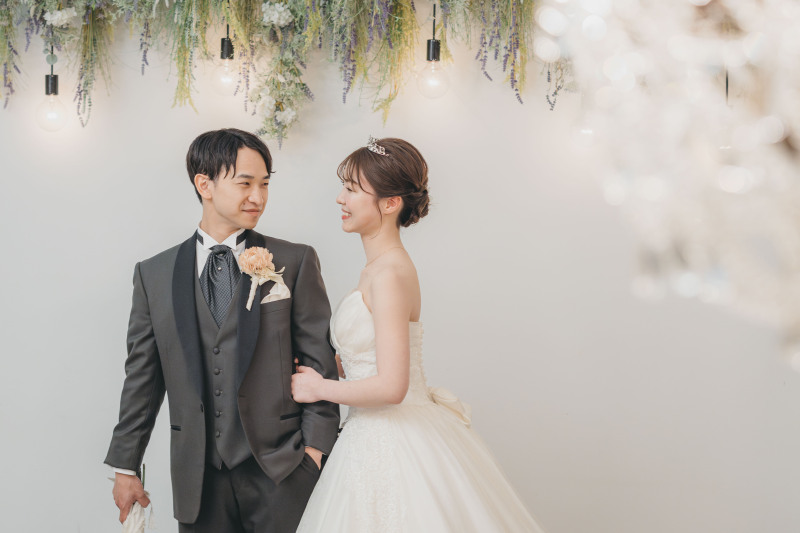 見つめ合うおふたり♡