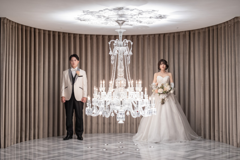 チャペルのシャンデリアで