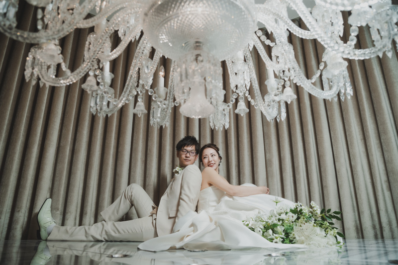 最後は座って撮影！