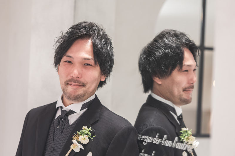 ご新郎様ソロショット!!