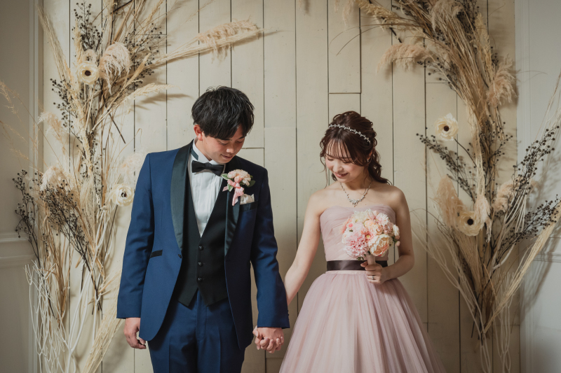 手を繋いでラブラブショット