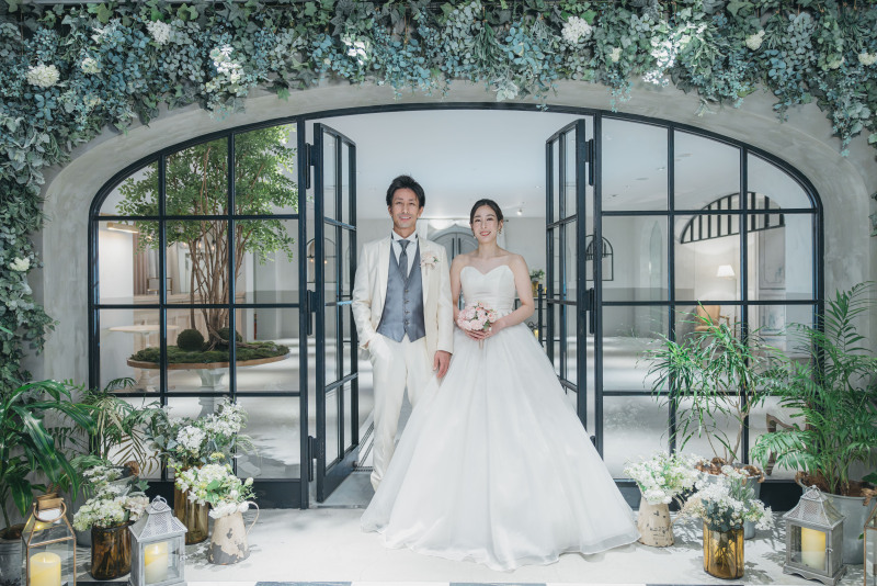 純白に包まれたおふたりの世界