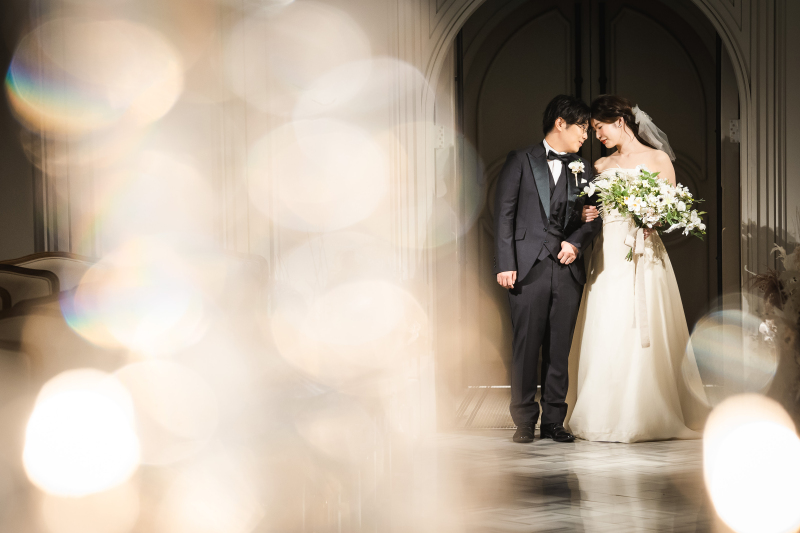 続いてはウェディングドレスへ