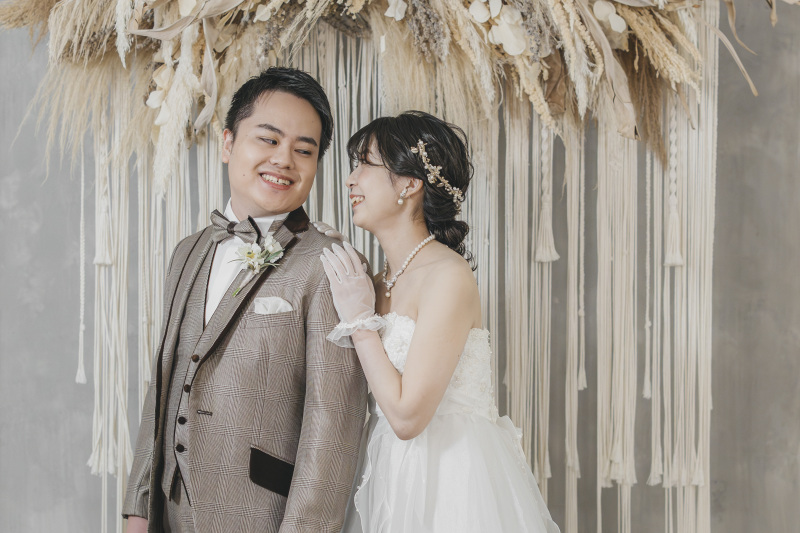 笑顔のおふたり♡