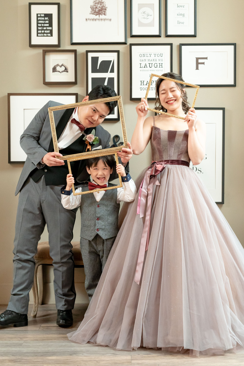 カラードレスにお色直し