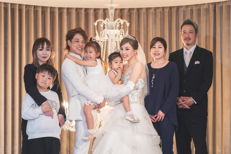 ファミリーフォトウェディング