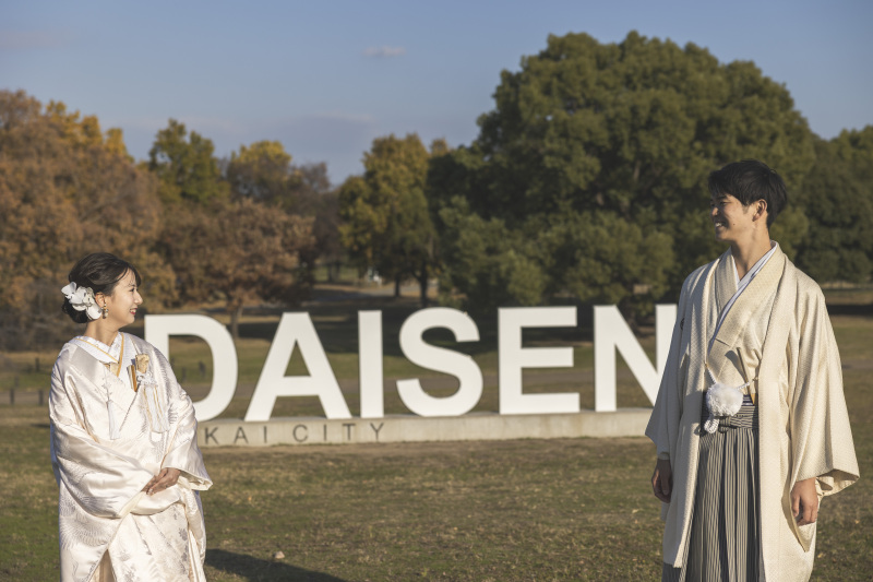 紅葉と共に☆和装ロケーションフォト