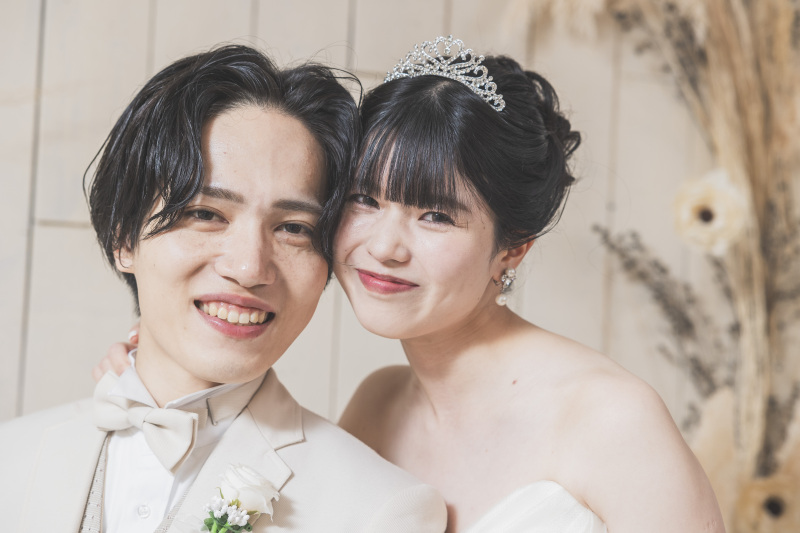 ほっぺたくっつけて♡