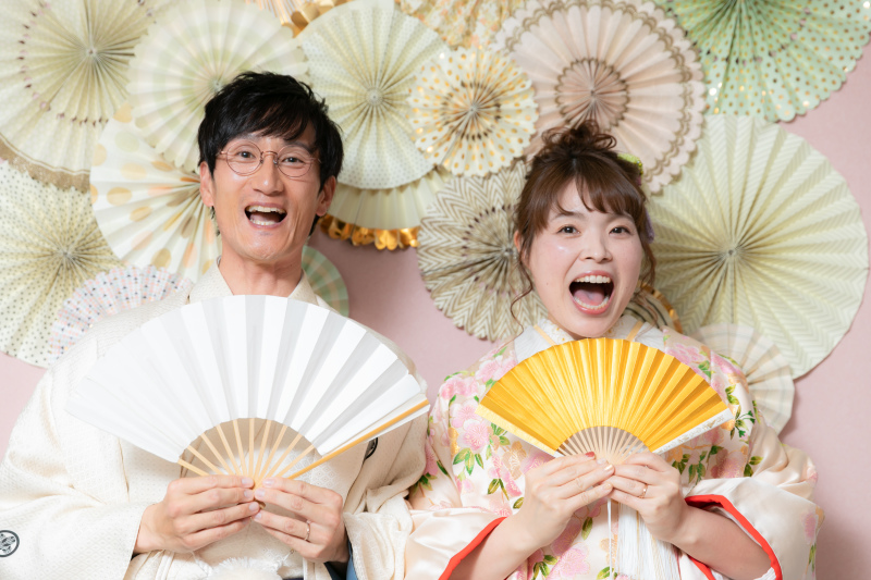 撮影小物をたくさん使っての撮影♪洋装＆和装フォト