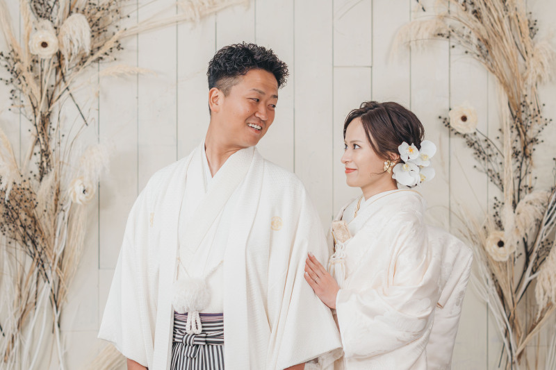 和装にも合うフォトブース