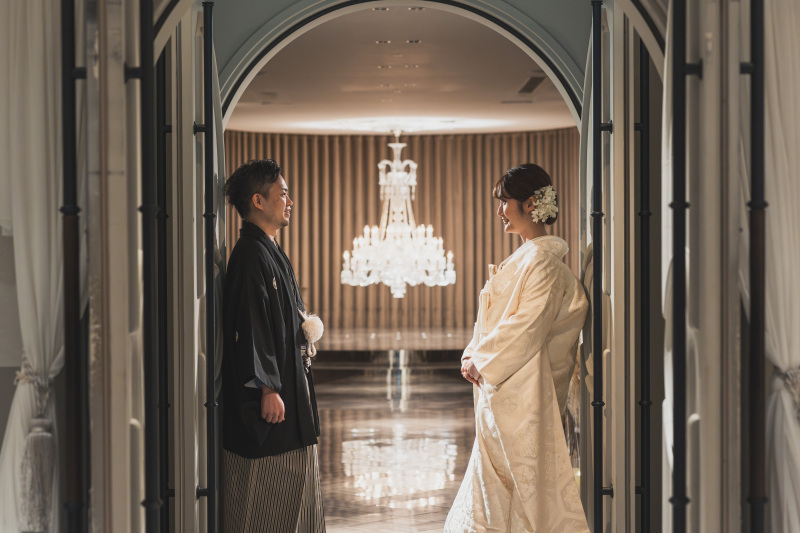 チャペルで撮影