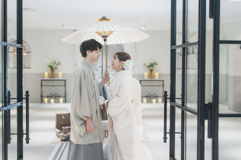 番傘で様々な撮り方も可能！