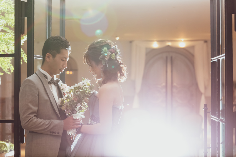 エントランスでの一枚