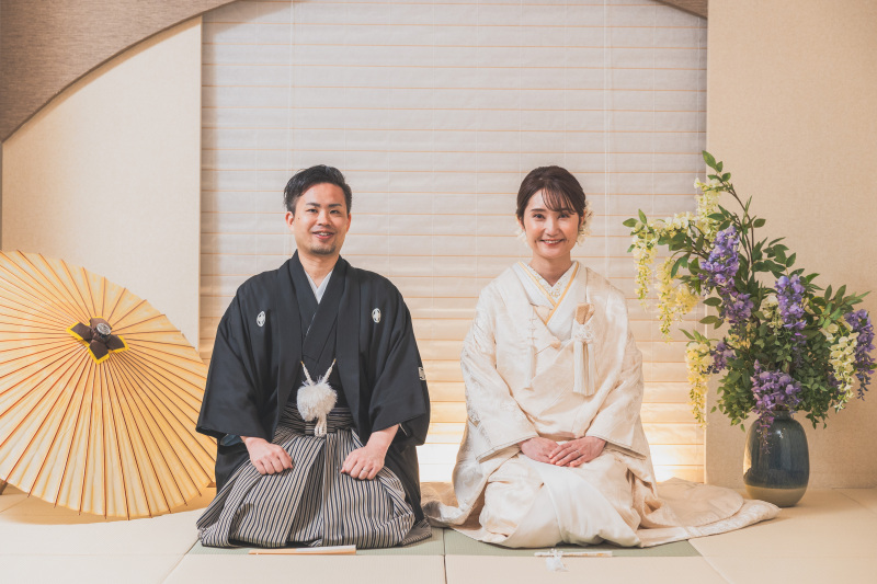 和装の定番!畳フォトブースでラストショット