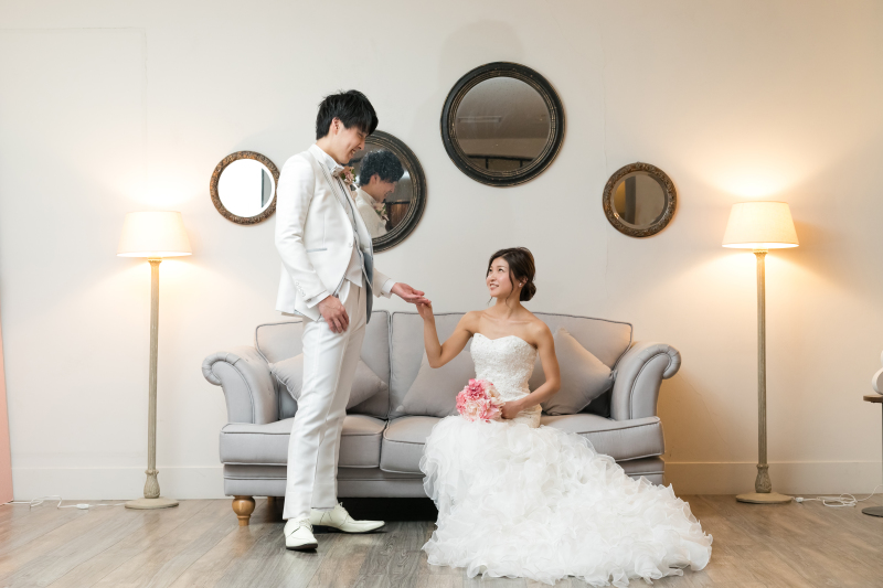 【館内洋装プラン】挙式風のお写真も撮れる！