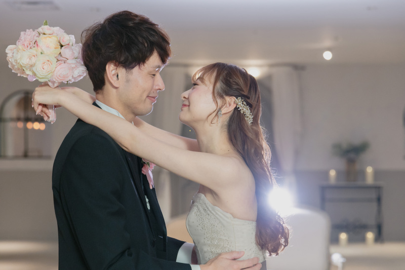 おふたり見つめ合って