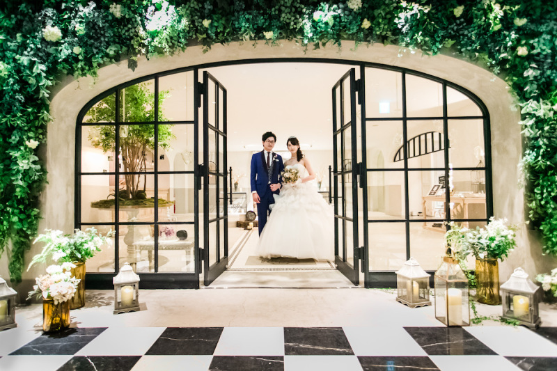 エントランスにて