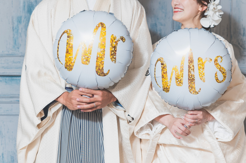 撮影小物も使って