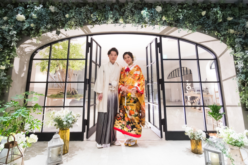 エントランスでの一枚