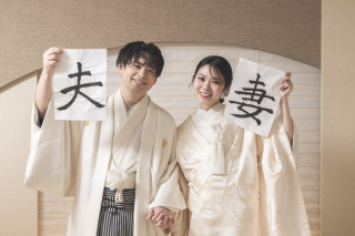 お持込みアイテムでお二人らしく♪