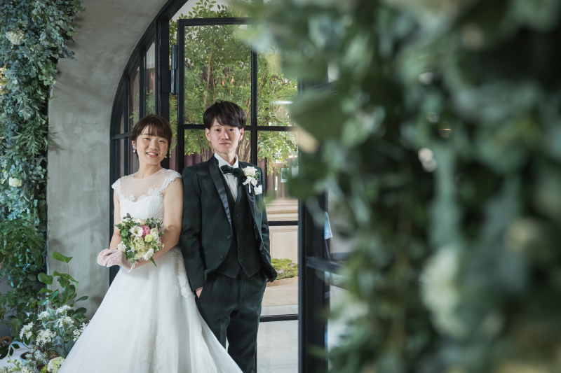 ご家族も一緒に洋装撮影♪挙式風も