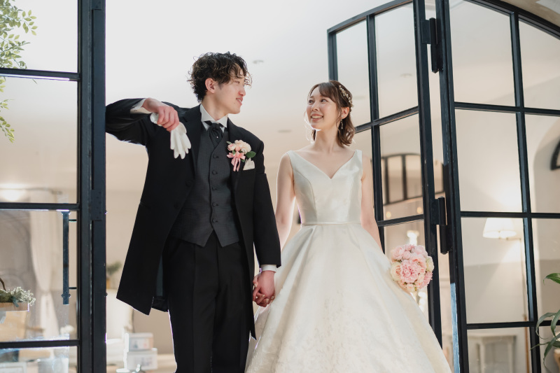 ふたり挙式風撮影　館内洋装プラン　