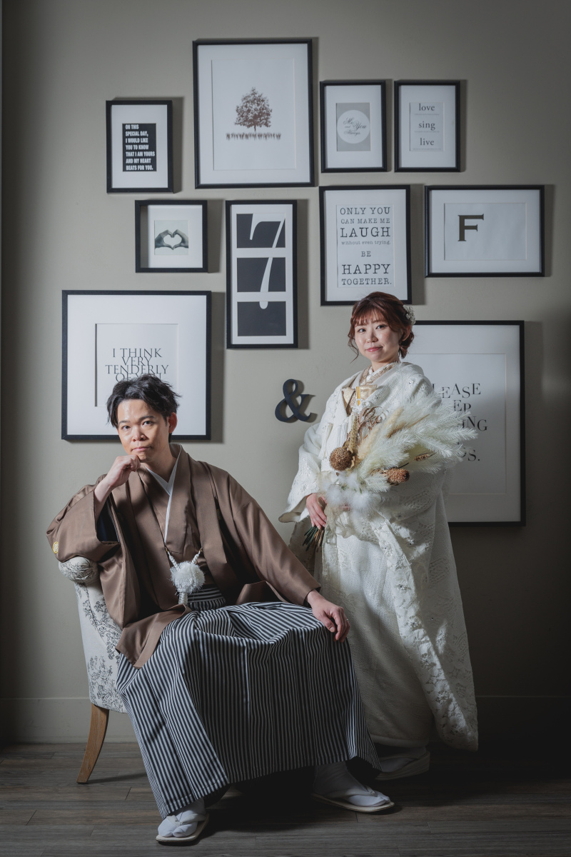 フォトブースにて