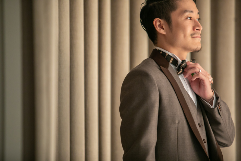 新郎様のソロショット