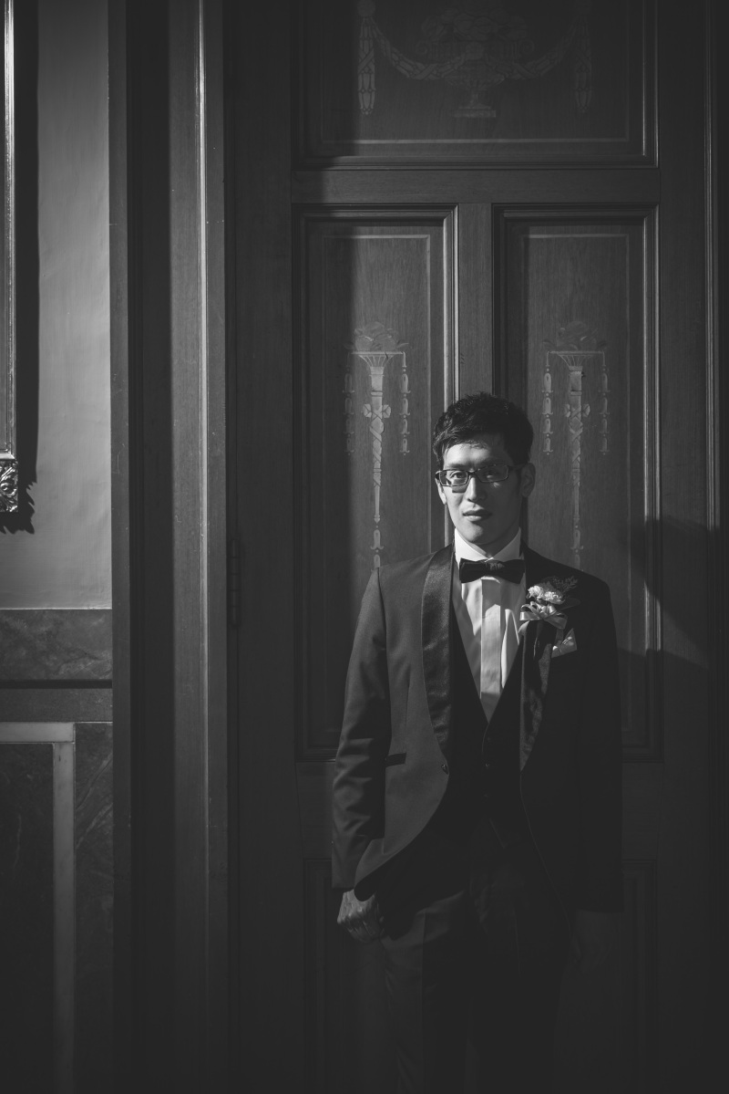 新郎様のソロショット