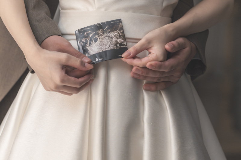 マタニティでフォトウェディング♡~館内洋装~