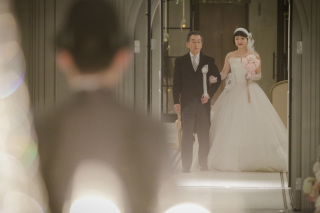 お父様とご一緒にバージンロードを☆