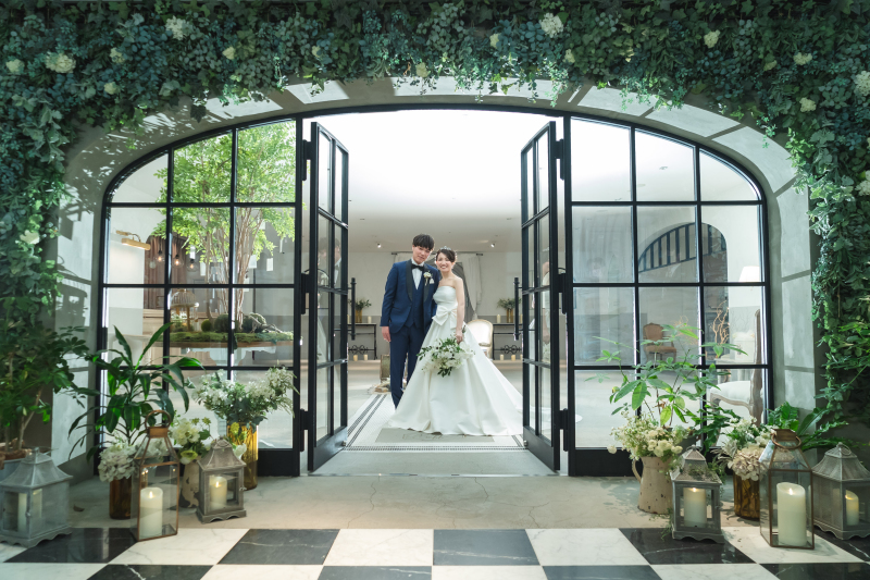 グリーンに囲まれて